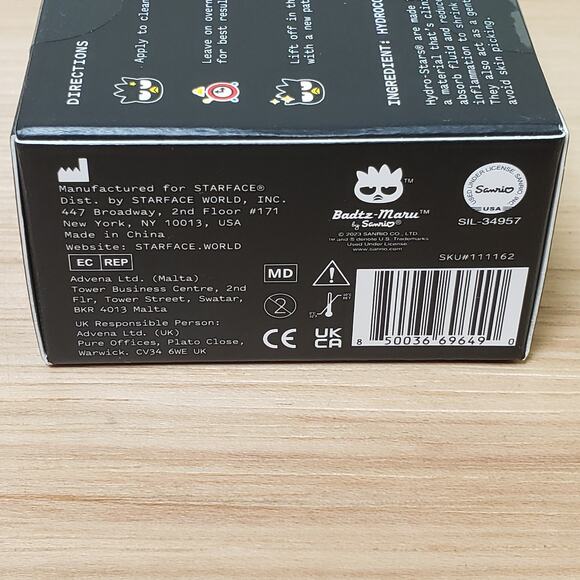 Starface Badtz-Maru Hydro Star Refill Pimple Patches Cpmpact Sanrio Kawaii Gift - Picture 3 of 6